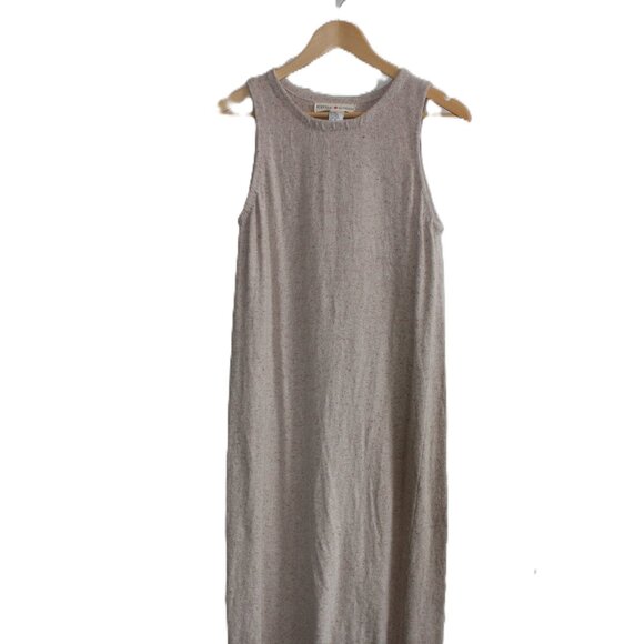 Vintage Kettle Creek Angora Blend Sleeveless Maxi Dress Size M Taupe Knit EUC - Picture 4 of 10